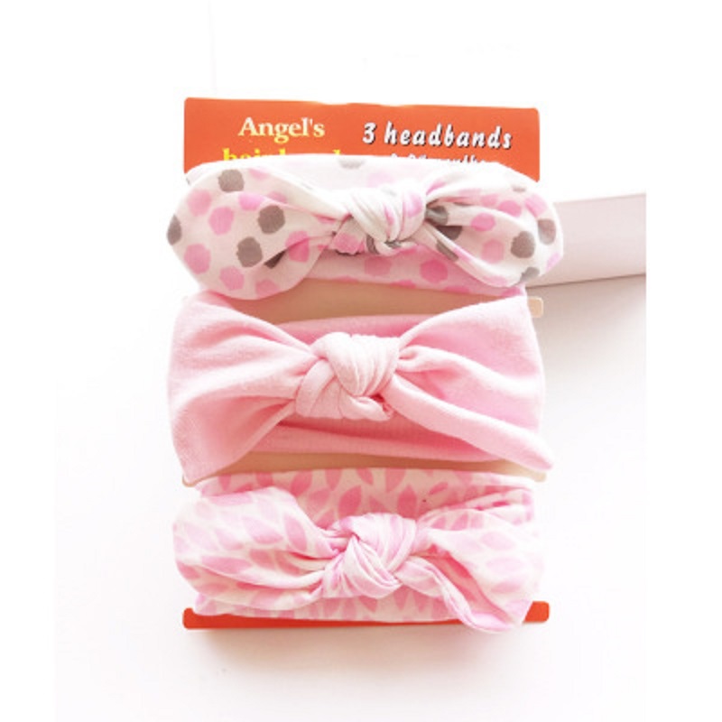 Baby Hair Bows Headband 3PC Set